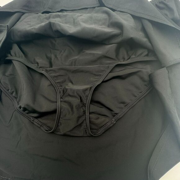 LANE BRYANT CACIQUE | Size 20 2X Black Stretch Side Slits Swim Skirt‎ Bottoms - Picture 7 of 7